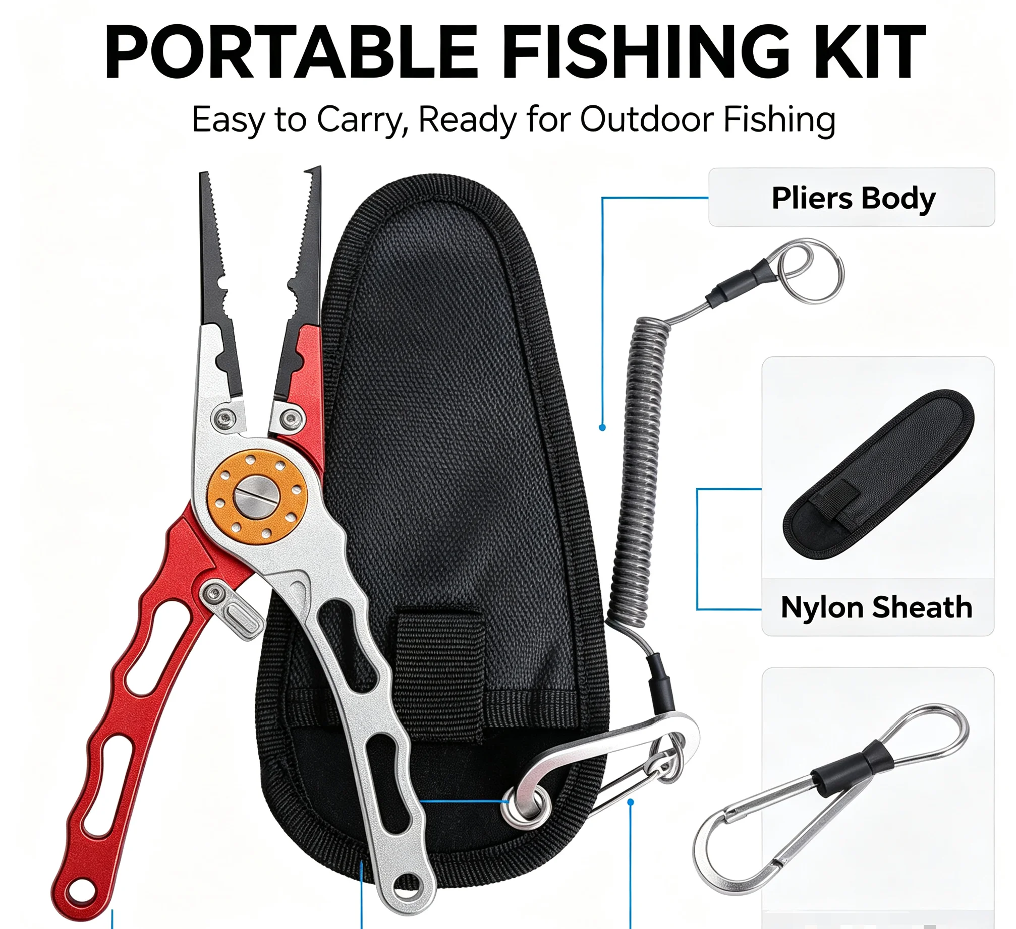 Tang Pancing dengan Ujung Panj - Fishing Hook Remover ulasan dan harga