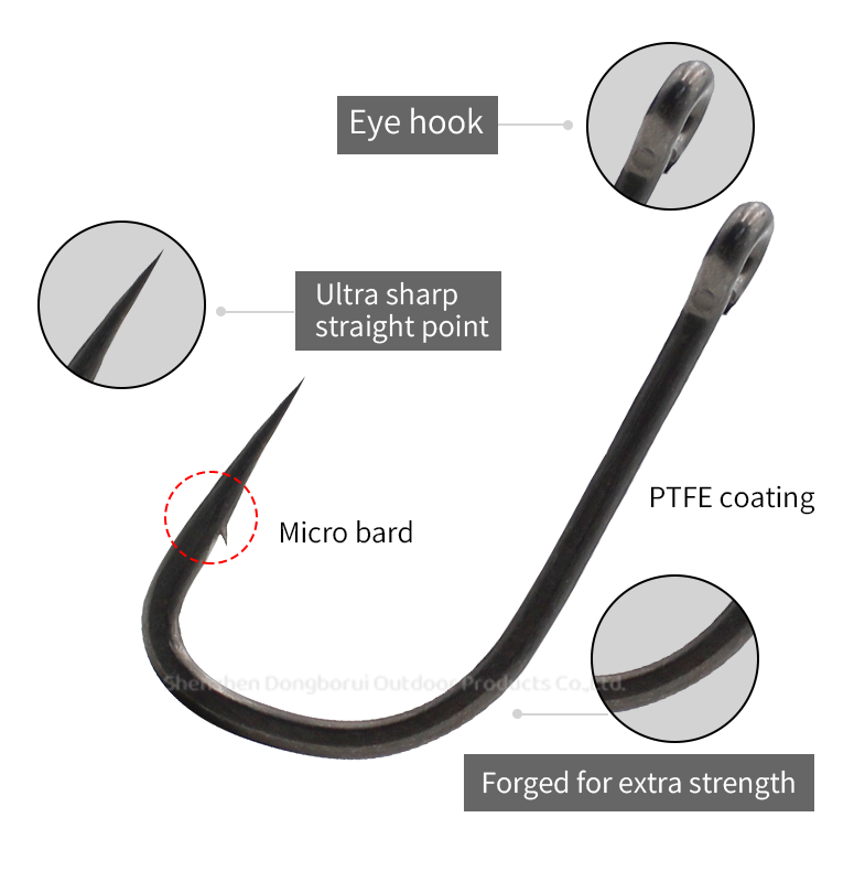 10pcs Kail Pancing Ikan Mas Uj - Fishing Hook Assortment ulasan dan harga